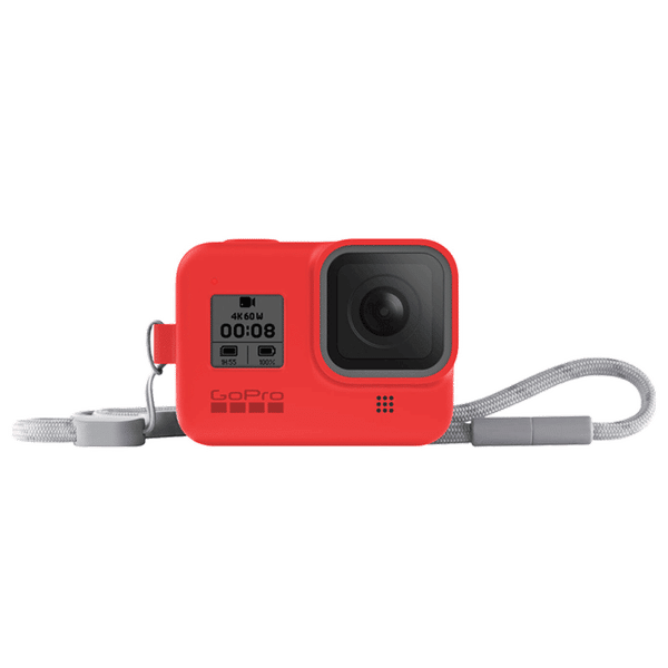GoPro Sleeve Plus Lanyard for Hero 8 (AJSST-008, Firecracker Red)_1