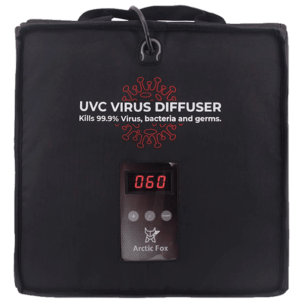 Arctic Fox UV-C Virus Germicidal Bulb Diffuser Bag (20 Ltrs, FEXUTBBLKWZ120020, Black)_1