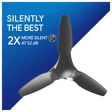 Crompton SilentPro Enso 120cm Sweep 3 Blade Ceiling Fan (Aerodynamic Design, CFSPENS48CGRAD, Charcoal Grey)_4