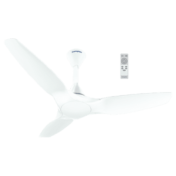 Crompton 120 cm 3 Blade Ceiling Fan (SilentPro Enso / White)_1