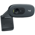 logitech HD Webcam (Plug and Play Video Calling, C270, Black)_2