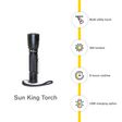 sun king 3.72 Watts Solar Torch (721 Lumens, Strobe Mode for Security, SK-133, Black)_4