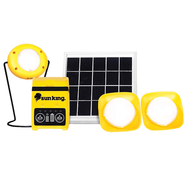 sun king Home 40Z 1.7 Watts LED Solar Lights (1200 Lumens, SK-411, Yellow/White)_1