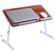 PORTRONICS My Buddy Plus Portable Laptop Stand (USB 2.0 Connector, POR-895, Brown)_1
