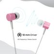 CROSSLOOP Daily Fashion Series CSLE103 Wired Earphone with Mic ( In-Ear, White/Pink )_2