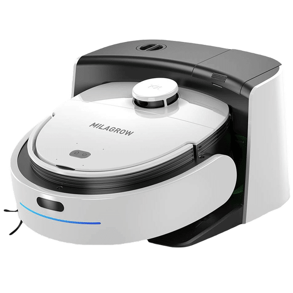 MILAGROW iMap 55 Watt Robotic Vacuum Cleaner (1000 ml, Venii Max, White)_1