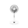 sun king Foldable Silent and Portable 20.32cm Sweep 3 Blade Pedestal Fan (Brushless DC Motor, SK-723, White)_1