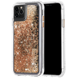 Case-Mate Waterfall Glitter Polycarbonate Back Cover for Apple iPhone 11 Pro Max (Wireless Charging Compatible, Gold)_1