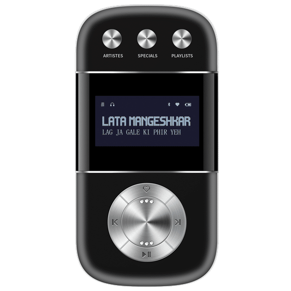 SAREGAMA Carvaan Go 2.0 2 Watt Bluetooth MP3 Player (3000 Pre-Loaded Songs, GO0005, Classic Black)_1