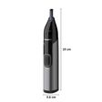 PHILIPS Series 3000 Stainless Steel Blades Cordless Nose, Ear & Eyebrow Trimmer (Precision Trim Technology, NT3650/16, Grey)_2