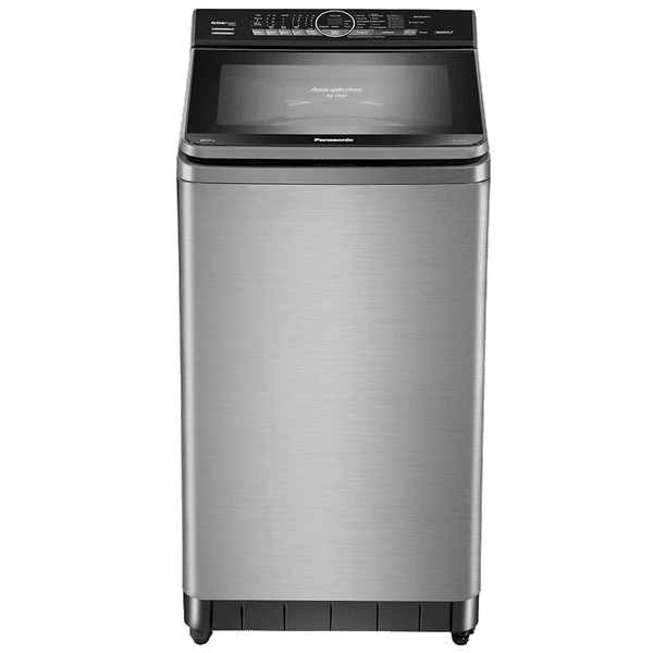 Panasonic 8 kg 5 Star Fully Automatic Top Load Washing Machine (NA-F80V9SRB, Lint Filter, Stainless Steel)_1