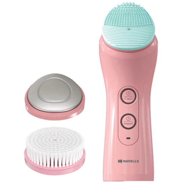 HAVELLS Skin Care Cordless 2-in-1 Facial Cleanser (6 Operation Modes, SC5070, Pink)_1