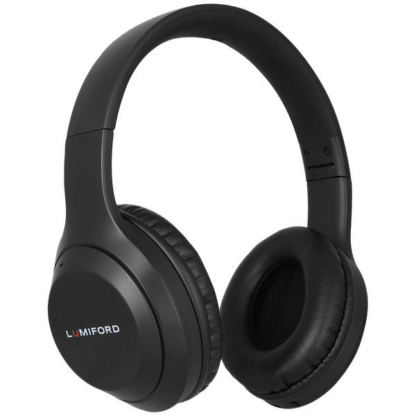LUMIFORD LongDriveHD Over-Ear HD50 Wireless Headphone with Mic (Bluetooth 5.0, Dual Phone Pairing Technology, Black)_1