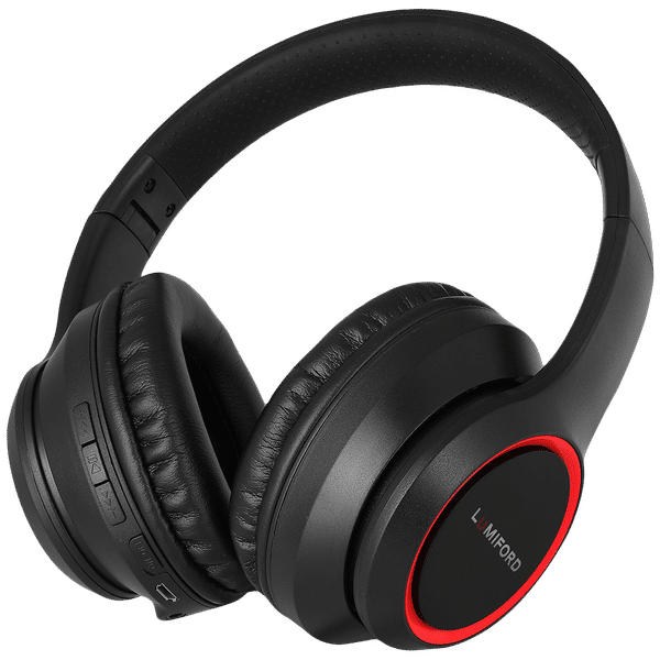 LUMIFORD LongDriveHD Over-Ear HD60 Wireless Headphone with Mic (Bluetooth 5.0, Dual Phone Pairing Technology, Black)_1