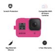GoPro Sleeve Plus Lanyard for Hero 8 (AJSST-007, Electric Pink)_3