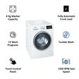 SIEMENS 8.5 kg Fully Automatic Front Load Washer Dryer (WD15G460IN, In-built Heater, White)_2