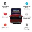 SAREGAMA Carvaan Karaoke 10W Portable Bluetooth Speaker (1000 Pre Loaded Karaoke Tracks, Stereo Channel, Red)_3