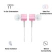 CROSSLOOP Daily Fashion Series CSLE103 Wired Earphone with Mic ( In-Ear, White/Pink )_4