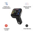 PORTRONICS Auto 10 Bluetooth & USB Car Charging Adapter (POR 320, Black)_4