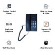Panasonic Corded Phone (KX-TS400MX, Black)_2