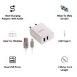 Nextech 2.4 Ampere Dual USB Wall Charger with Type C Cable_3