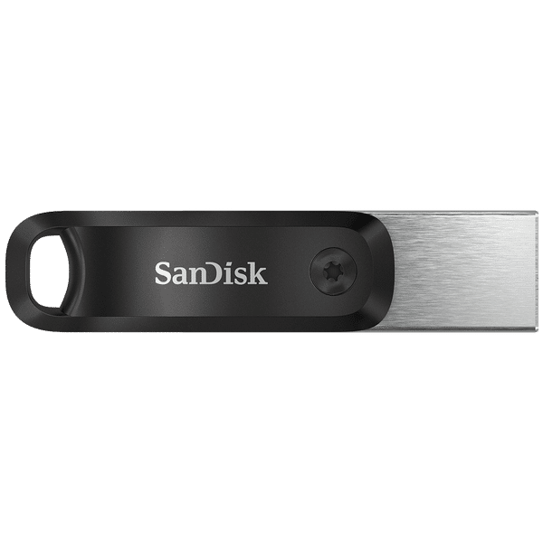 SanDisk iXpand Flash Drive Go 64GB Lightning, USB 3.0 (Type-A) Flash Drive (Auto Back-Up, SDIX60N-064G-GN6NN, Black)_1