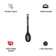 Bergner Carbon TT Nylon Slotted Spoon (Heat-Resistant Head, Black)_4