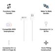 Apple Type A to 30-pin 3.2 Feet (1M) Cable (Anti-Electrostatic Interference Shielded, White)_3