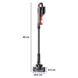 EUREKA FORBES Drift 180 Watts Portable Vacuum Cleaner (0.8 Litres Tank, GFCDFDRFT00000, Dark Grey/Orange)_2