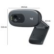 logitech HD Webcam (Plug and Play Video Calling, C270, Black)_3