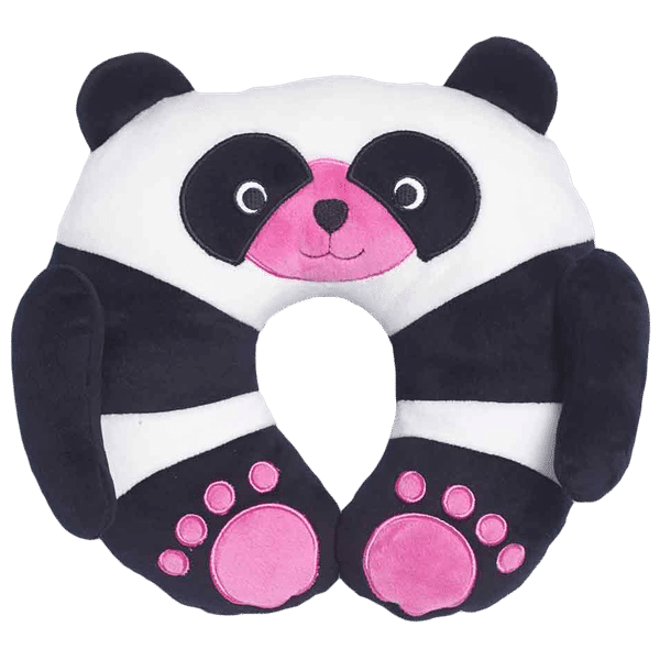 TRAVEL BLUE Chi Chi The Panda Polyester Neck Pillow (Soft and Comfortable, Multicolor)_1