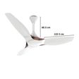 Crompton 120 cm 3 Blade Ceiling Fan (Silent Pro Enso / Silk White)_2