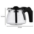 Croma Carafe For Coffee & Tea Maker (6 Cup Coffee Making Capacity, CRAK0029, Black)_2