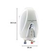 morphy richards Quente 1 Litre Vertical Instant Geyser with Superior Heating Element (White)_2