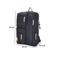 VIP Trot 01 19 Litres Polyester Casual Backpack (3 Front Pockets, BPTRO01BLU, Blue)_2