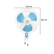 USHA 40 cm Wall Fan (Mist Air Duos, White)_2