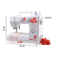 USHA Allure DLX Electric Sewing Machine (20117000003, White)_2