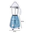 morphy richards Icon Royale 600 Watt 3 Jars Mixer Grinder (18000 RPM, Overload Protection, Sapphire)_2