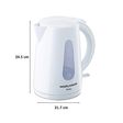 morphy richards Puro 2000 Watt 1.7 Litre Electric Kettle with Water Level Indicator (White)_2