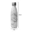 sabichi Blush 450 ml Stainless Steel Water Bottle (BPA Free, 193711, White)_2