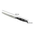 WONDERCHEF Stainless Steel Serrated Knife (Precision-crafted, 63152184, Black)_2