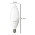 PHILIPS Hue Electric Powered 6.5 Watt Smart Bulb (WACA E14, White)_2