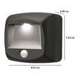 MR BEAMS Electric Powered 35 Lumens Wireless Motion Sensor LED Step and Stair Light (MB520, Black)_2