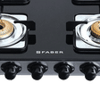 FABER Supreme Plus C 4BB AI 4 Burner Manual Hob (Euro Coating Square Pan Support, Black)_4