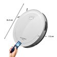 MILAGROW Seagull Prime 30 Watts Robotic Vacuum Cleaner (0.65 Litres Tank, White)_2