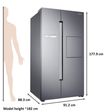 SAMSUNG 845 Litres Frost Free Side by Side Refrigerator with Anti Bacteria Protector (RS82A6000SL/TL, Clean Steel)_2