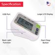 Dr. Odin LCD Blood Pressure Monitor (Auto Power Off, BSX516, White)_4