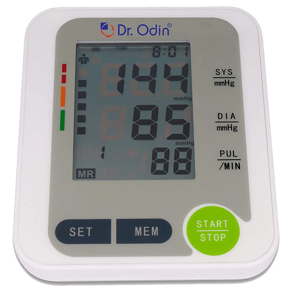 Dr. Odin LCD Blood Pressure Monitor (Auto Power Off, BSX516, White)_1