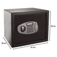 Yale 8.6 Litres Digital & Manual Safety Locker (1 Shelve, YSS/200/DB2, Black)_3
