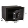 Yale 18.6 Litres Digital Safety Locker (1 Shelve, YSEM/250/EG1, Black)_2